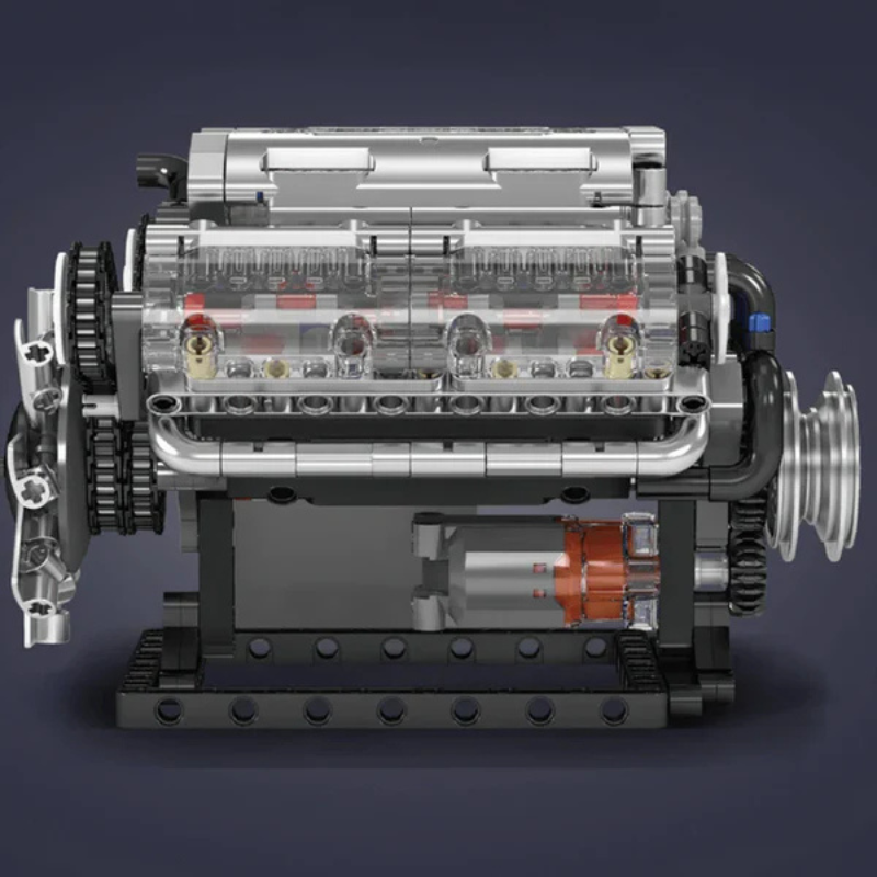 Motor V8 Mould King Motorizado | 534PCS