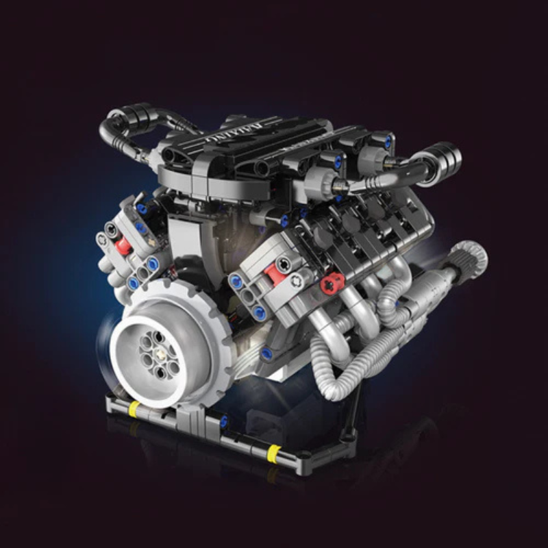 Motor V8 Engine Motorizado | 716PCS