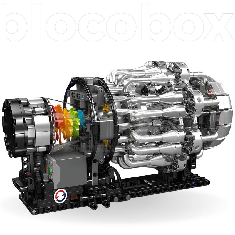 Motor Turbojet Motorizado | 1214PCS