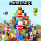 Mundo Minecraft + Minifigures de Brinde | 500PCS Magnéticas