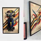Quadro Fórmula 1 - Red Bull RB18 02 | 50x80cm