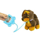 Pelúcia Walking Petz Salsicha c/ Som e Movimento Multikids