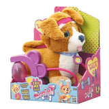 Pelúcia Cachorrinho Walking Petz com Som e Movimento Multikids