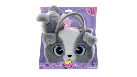 Pelúcia Cutie Handbag Cachorrinho c/ Bolsinha Deluxe Multikids
