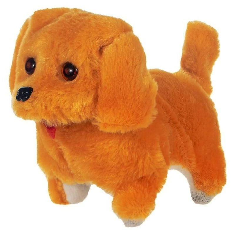 Cachorrinho Pelúcia Dog Toy Late e Anda 15cm Art Brink