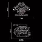 Motor V8 Motorizado | 664PCS