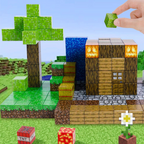 Mundo Minecraft + Minifigures de Brinde | 500PCS Magnéticas