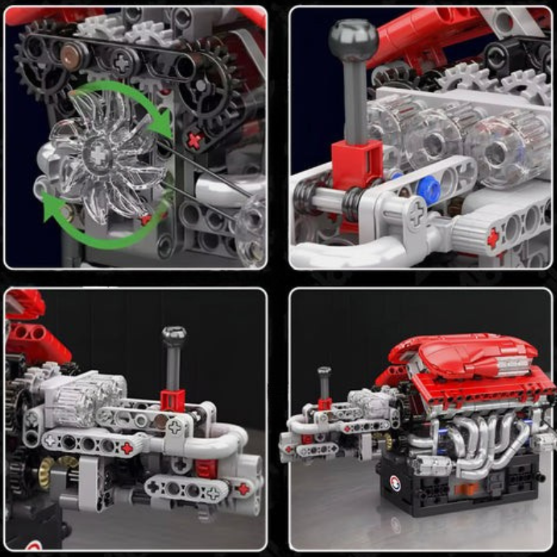 Motor Naturally Aspirated V12 Italian | 864PCS