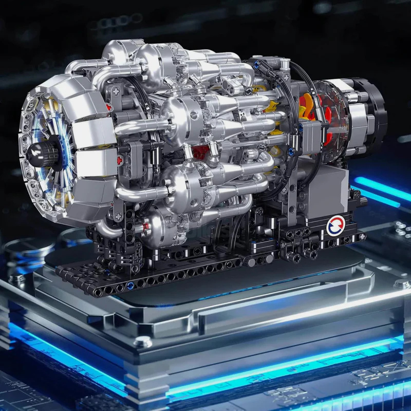 Motor Turbojet Motorizado | 1214PCS