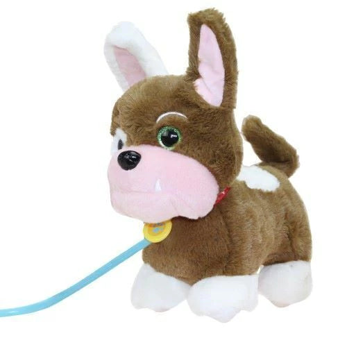 Pelúcia Walking Petz Buldogue c/ Som e Movimento Multikids