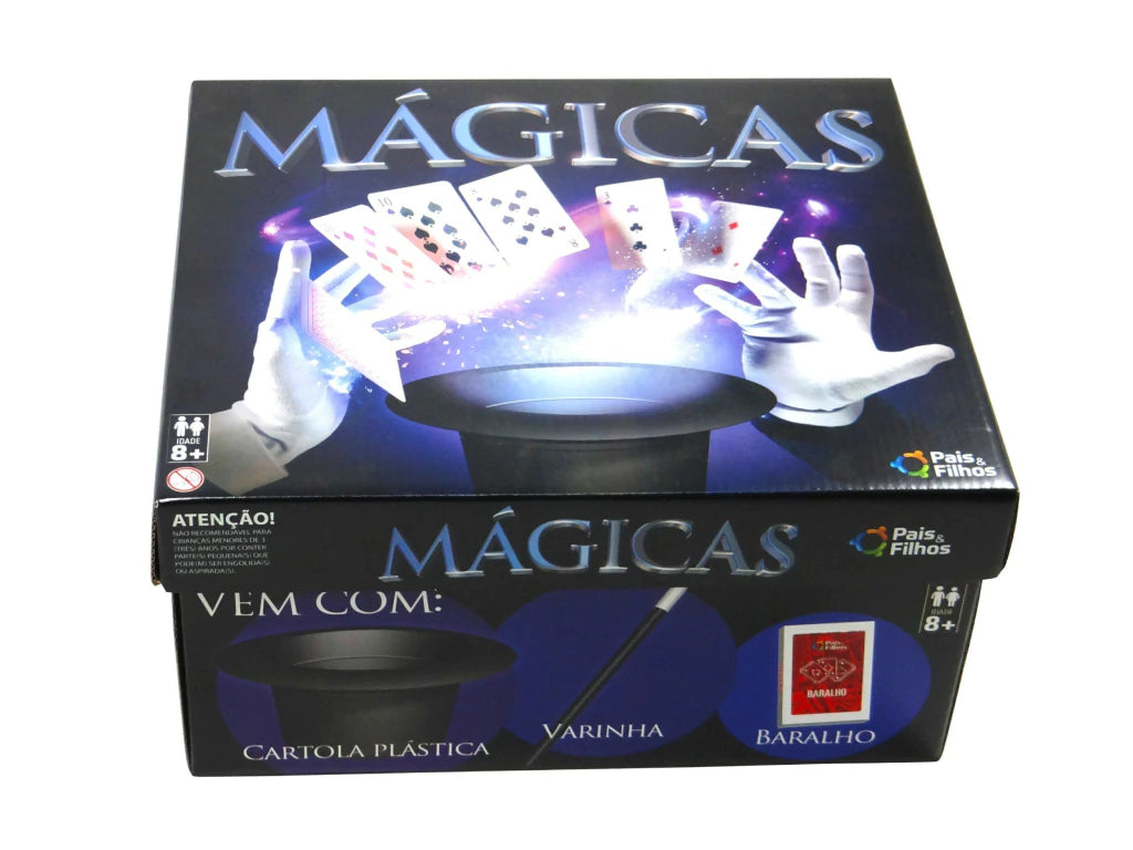 Caixa de Mágica 30 Truques Top Line Pais e Filhos