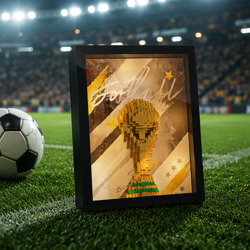 Porta-Retrato Trofeu Copa do Mundo | 769PCS MINI BLOCOS