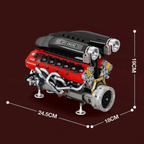 Italian V12 Hypercar Motorizado | 1240PCS