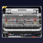 Motor V8 Mould King Motorizado | 534PCS