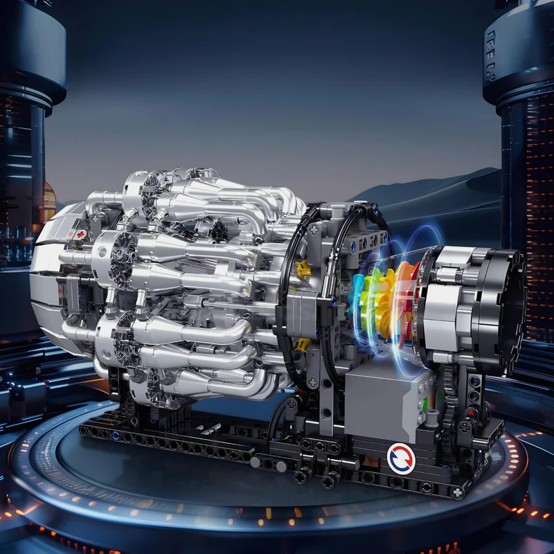 Motor Turbojet Motorizado | 1214PCS