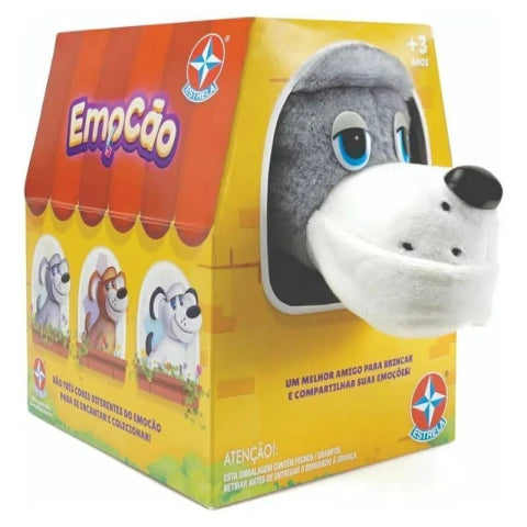 Boneco de Pelúcia Emocão Cinza 21cm Estrela