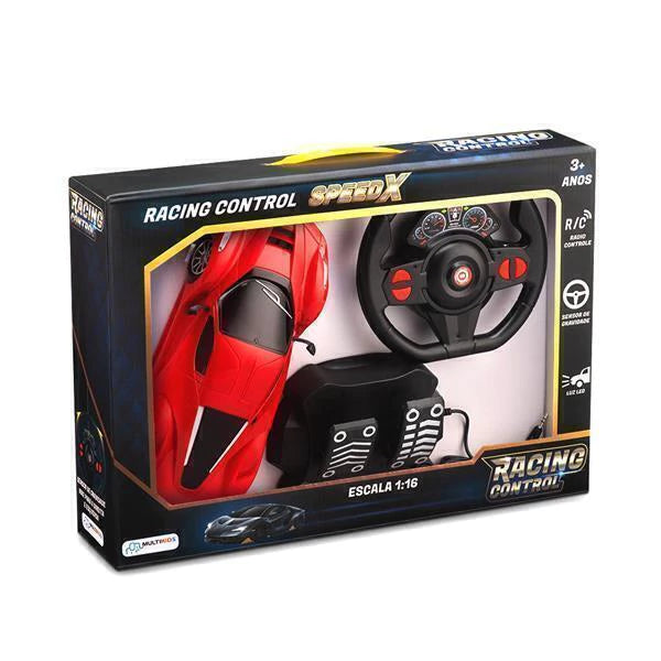 Carro Controle Remoto Speed X 1:16 Vermelho Multikids