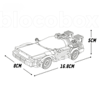 DMC DeLorean - De Volta para o Futuro | 405PCS