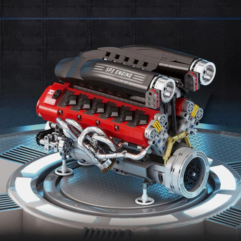 Italian V12 Hypercar Motorizado | 1240PCS