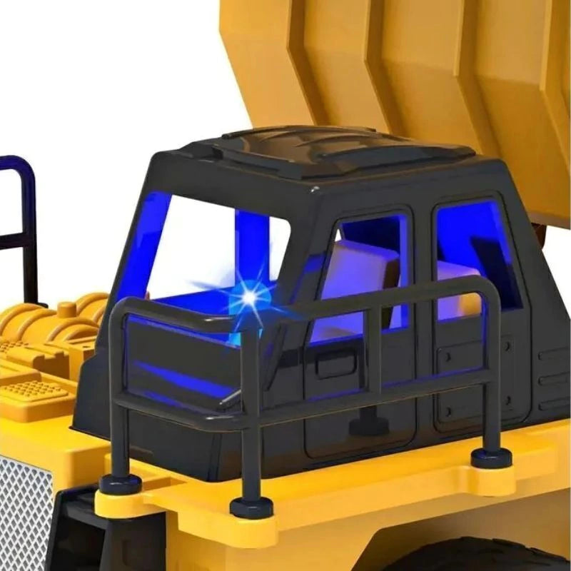 Caminhão Caçamba Construção Controle Remoto 6 Funções Multikids BR2311