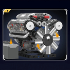 Motor V8 Mould King Motorizado | 534PCS