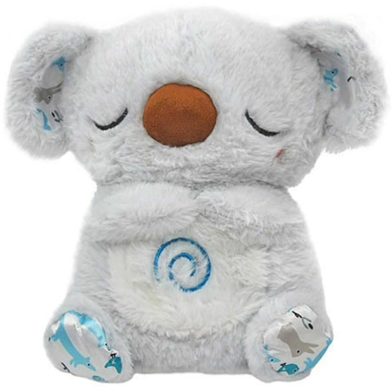 Boneco de Pelúcia Calm Koala com Luz e Som Antialérgico Polibrinq