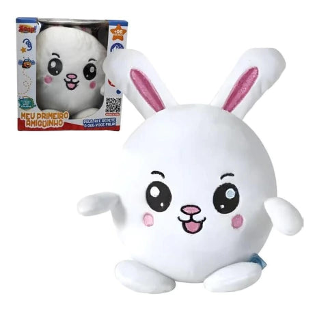 Pelúcia Interativa Meu Primeiro Amiguinho Coelho Pula Pula Zoop Toys