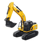 Trator Retroescavadeira Construção Controle Remoto 6 Funções Multikids BR2312