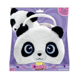 Pelúcia Cutie Handbag Ursinho Panda c/ Bolsinha Deluxe Multikids