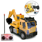 Blocos de Montar Caminhão Escavadeira Controle Remoto DM Blocks RC Trucks DM Toys DMT7219