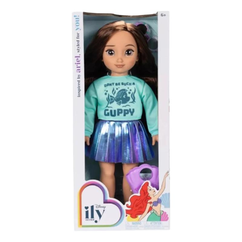 Boneca - Disney - Ily - Princesas - Ariel -Saia