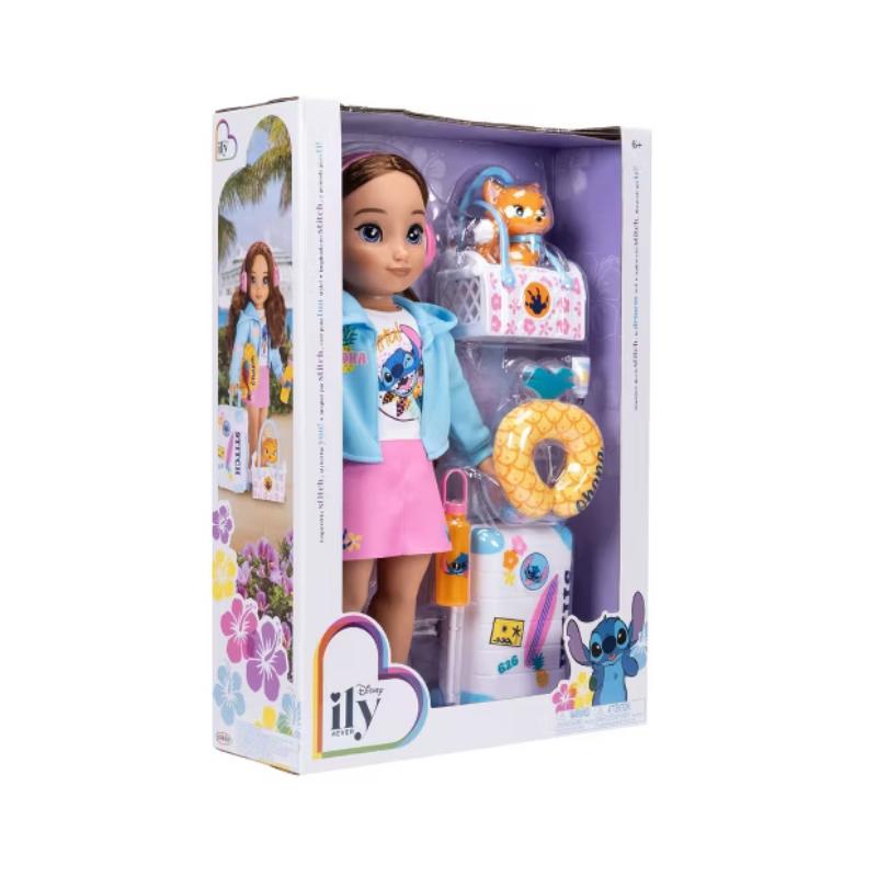Boneca - Disney - Ily - Stitch - Kit Viagem
