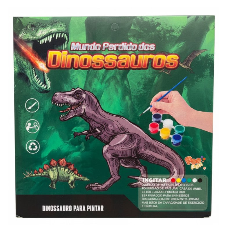 Kit de Pintura Mundo Perdido dos Dinossauros