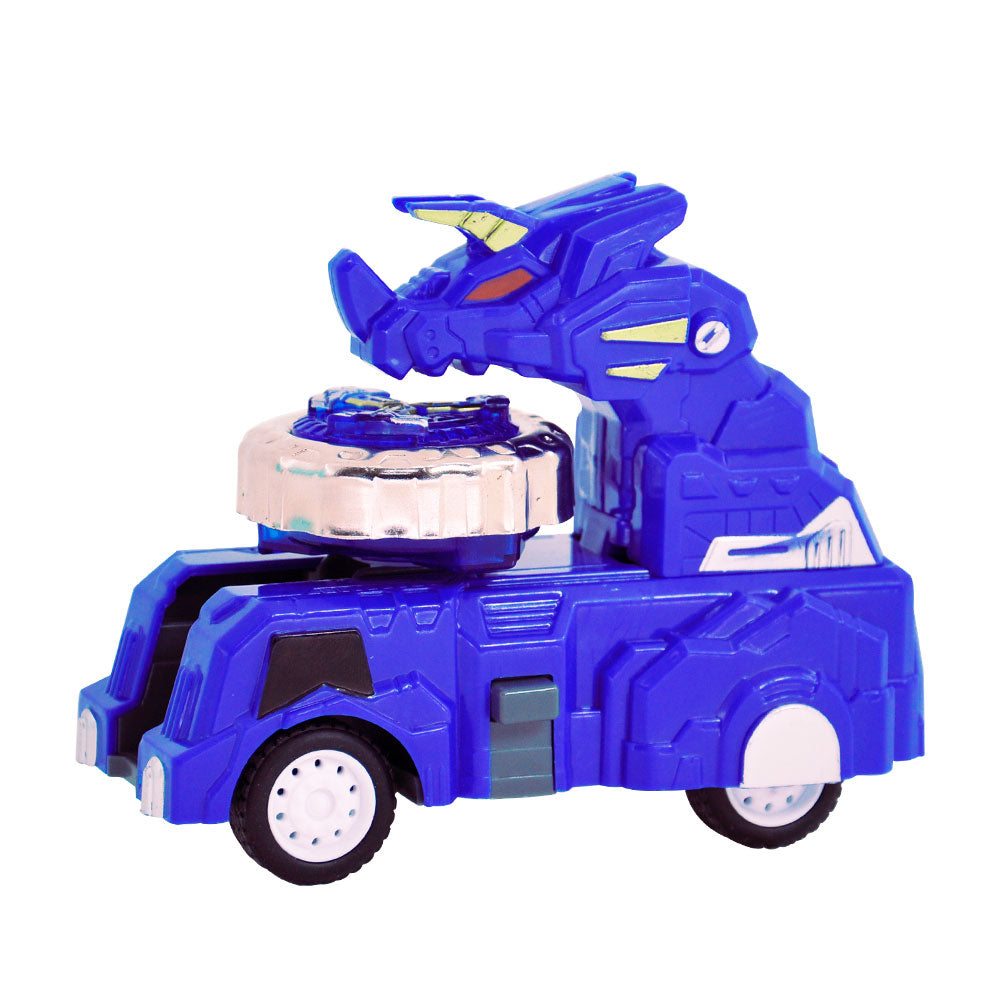 Pião Zip Zap Lançador Dino Tiger Car