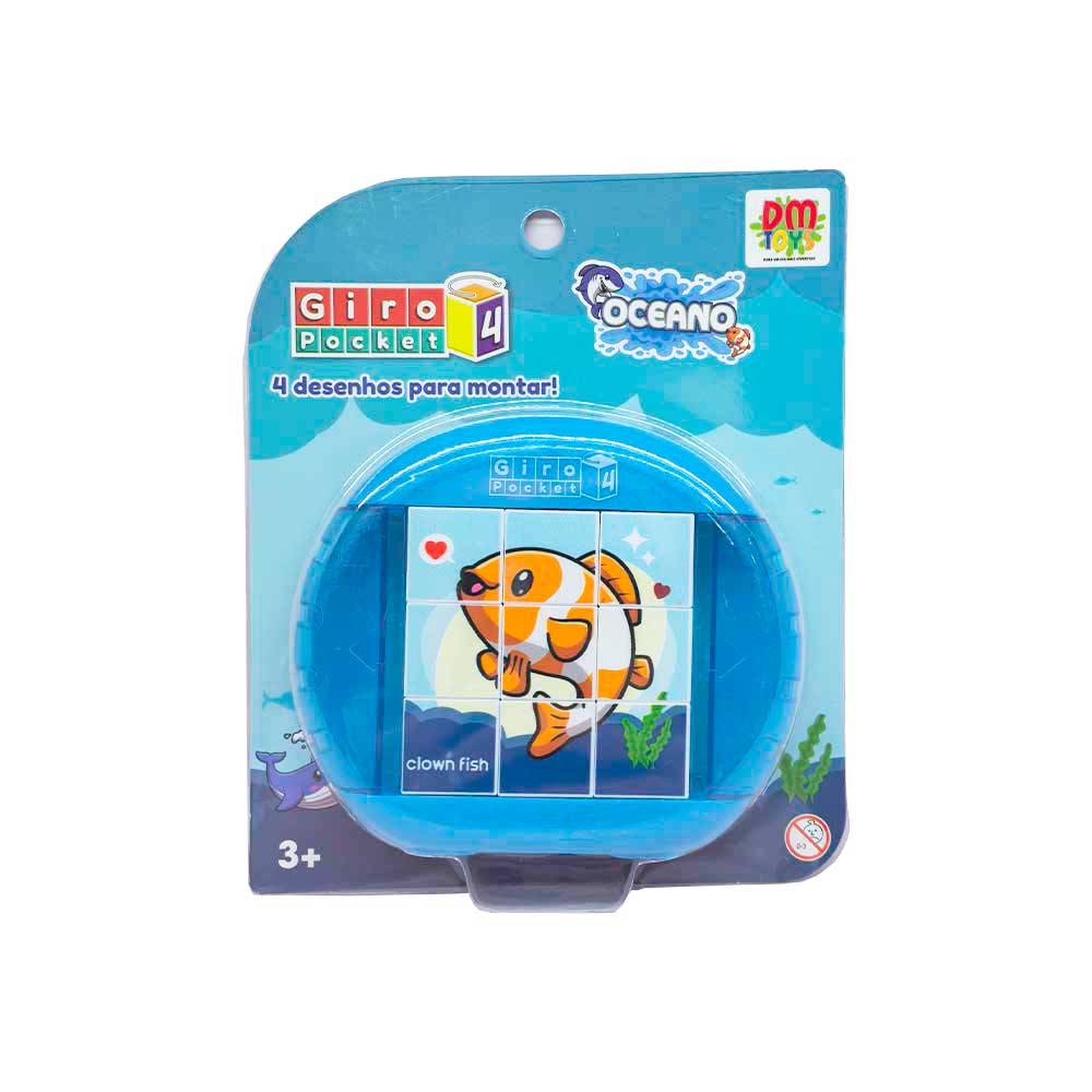 Quebra-Cabeça Giro 4 Pocket Oceano