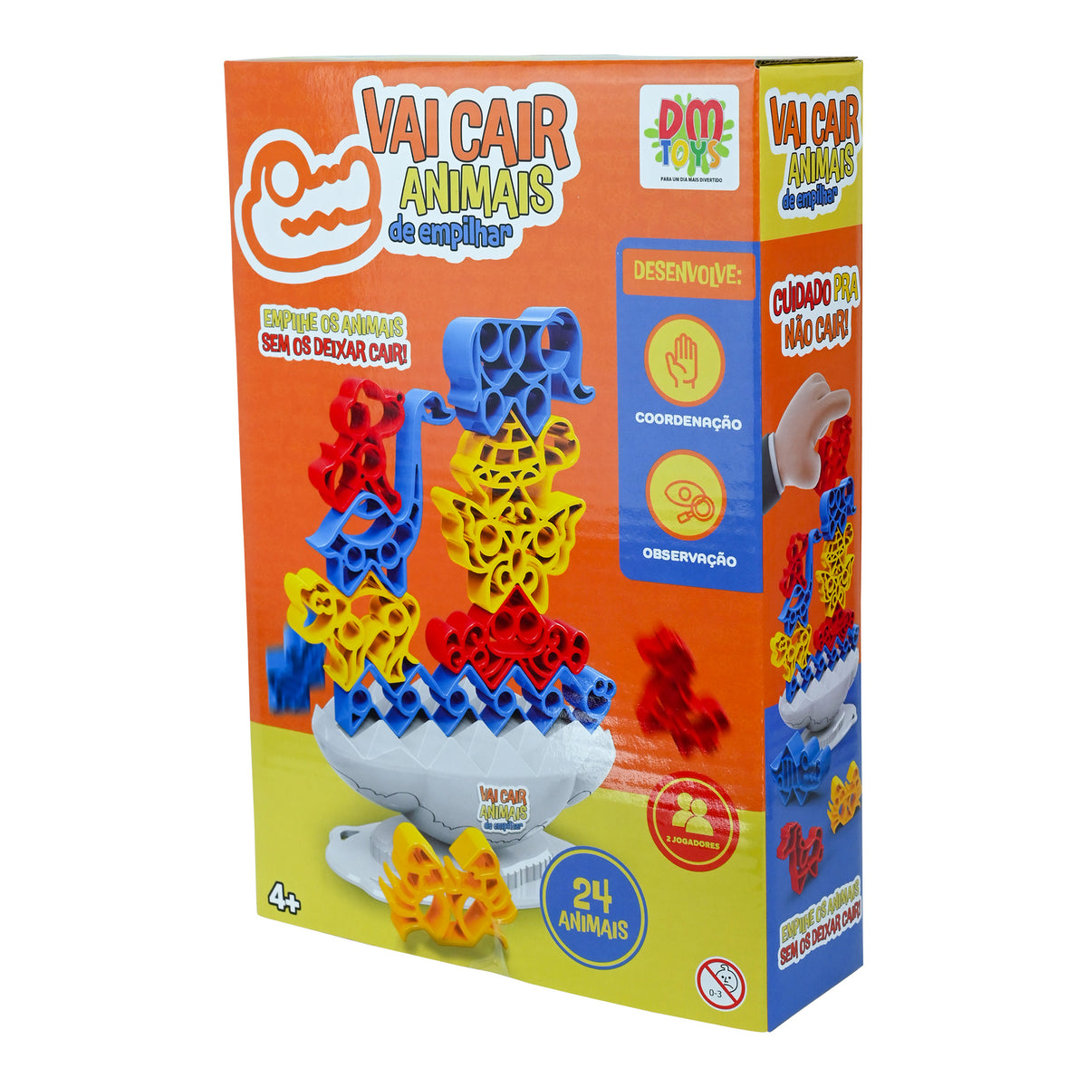 Jogo Vai Cair Animais de Empilhar