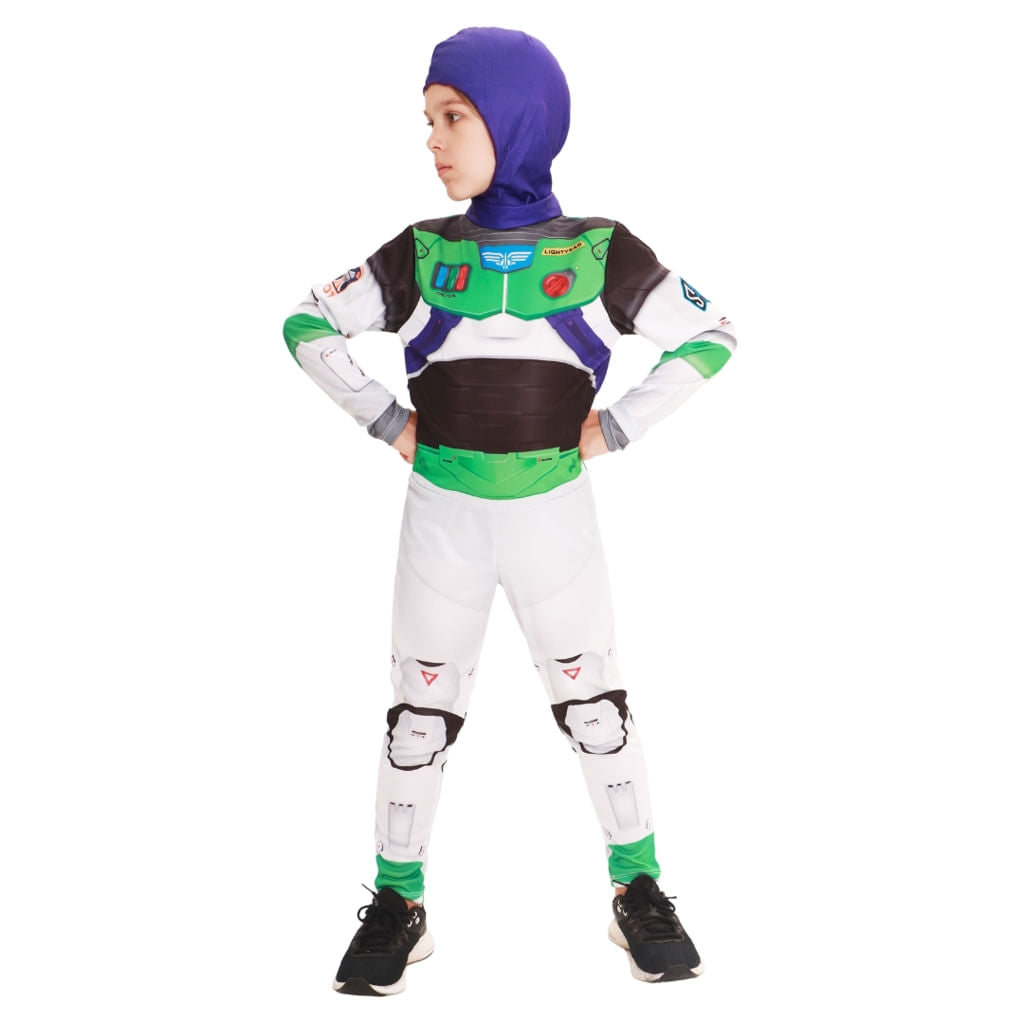 Fantasia - Disney - Pixar - Toy Story - Buzz Lightyear - Clássica - Tamanho M - Novabrink