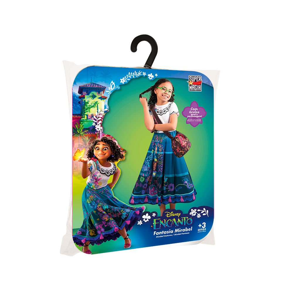 Fantasia Infantil - Mirabel Madrigal - Disney - Tam G - Novabrink