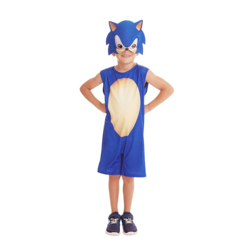 Fantasia Infantil - Tam P - Sonic - Básica - Novabrink