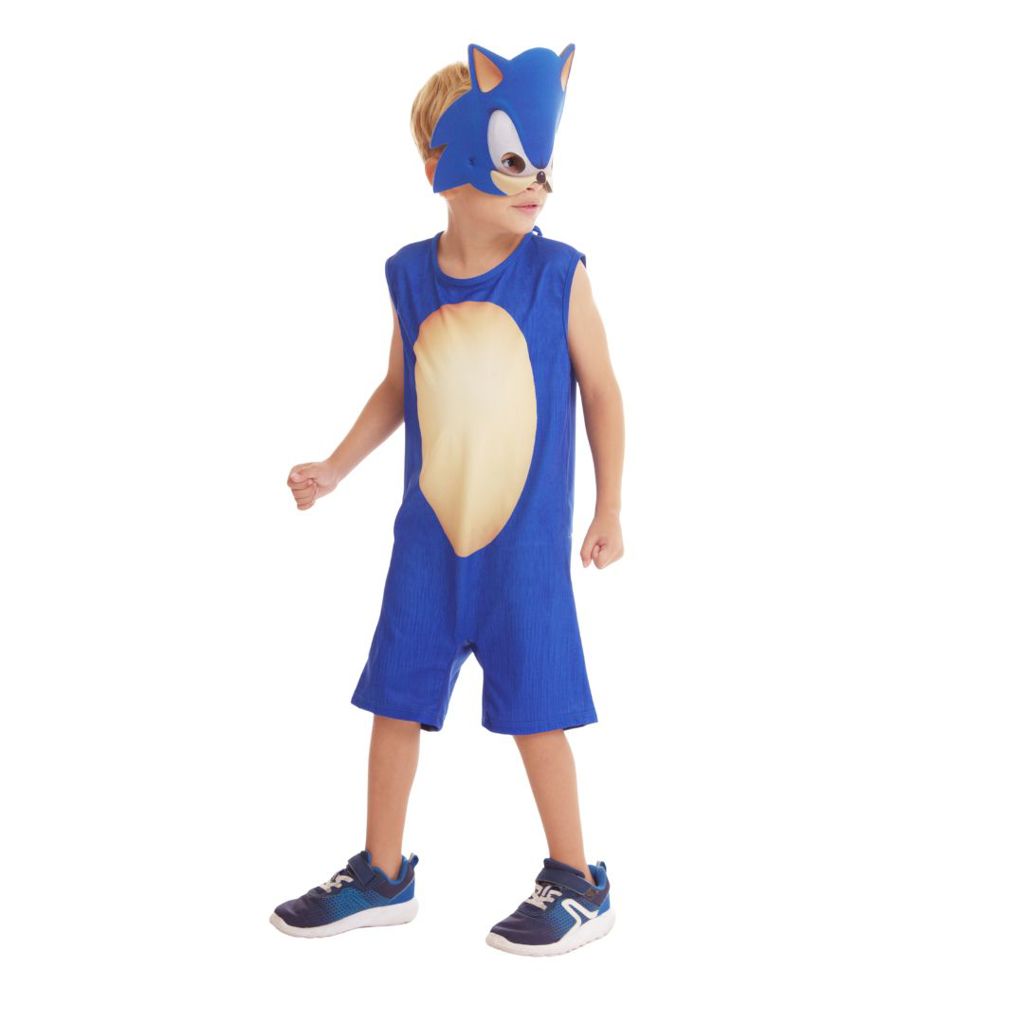 Fantasia Infantil - Tam P - Sonic - Básica - Novabrink