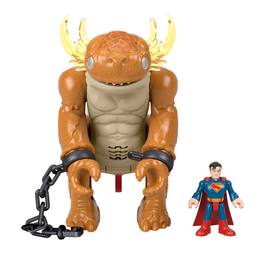 Figura De Ação - DC - Superman - Imaginext - Superman E Kaiju - Fisher-Price