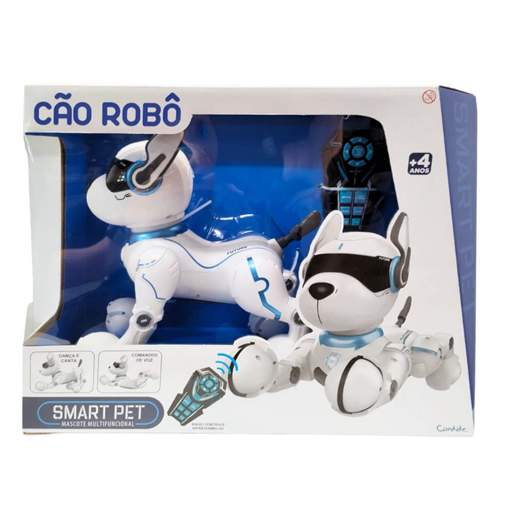 Figura Robô - Smart Pet - Cão Robô Interativo - Candide