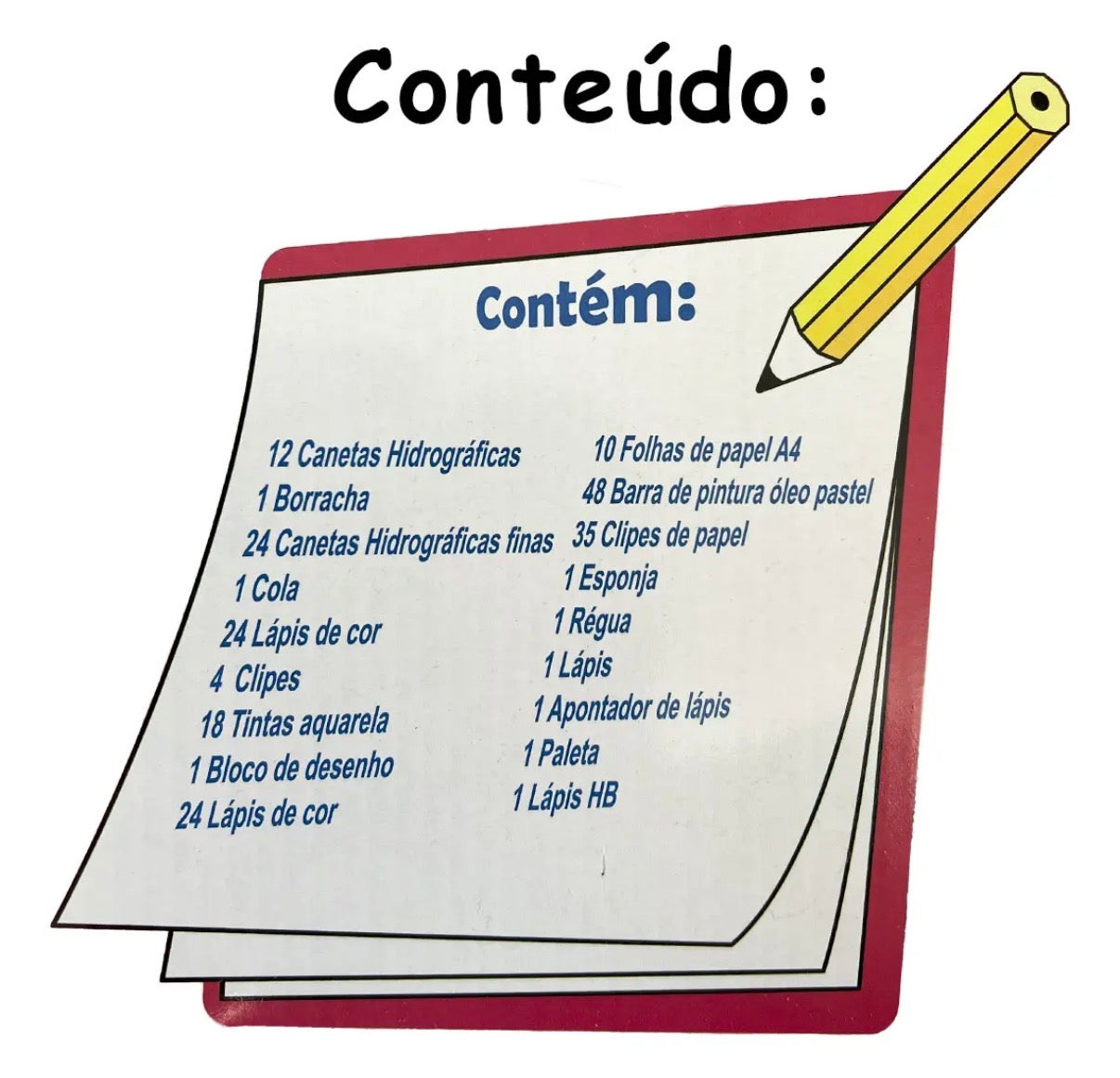 Maleta de Pintura Infantil Completa – Kit Artístico 208 Peças