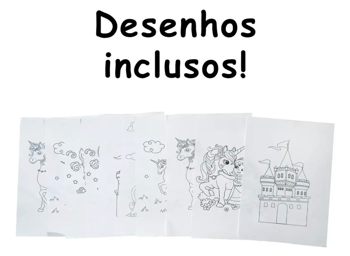 Maleta de Pintura Infantil Completa – Kit Artístico 208 Peças