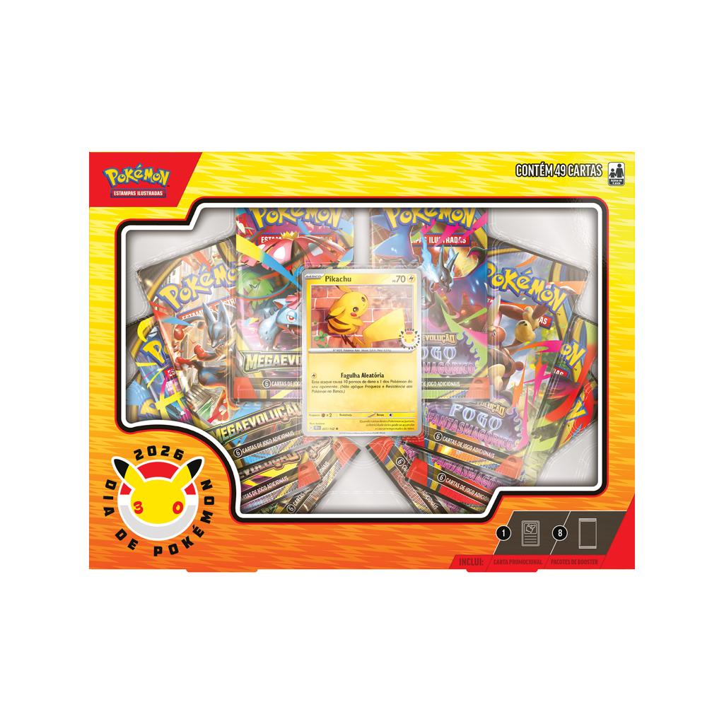 Jogo De Cartas - Pokémon - Box - Pokémon Day 2026 - Copag