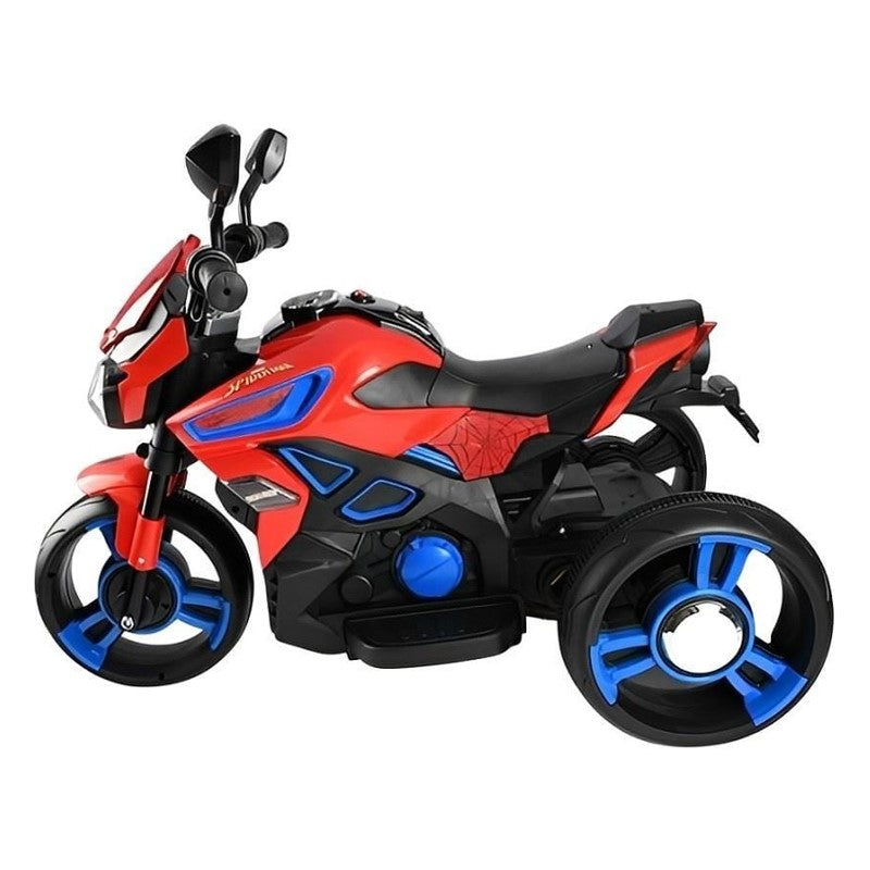 Motocicleta Elétrica Infantil Homem-Aranha c/ Som e Led 6V - Brink Center