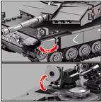 Tanque Leopard 2A7 | 898PCS