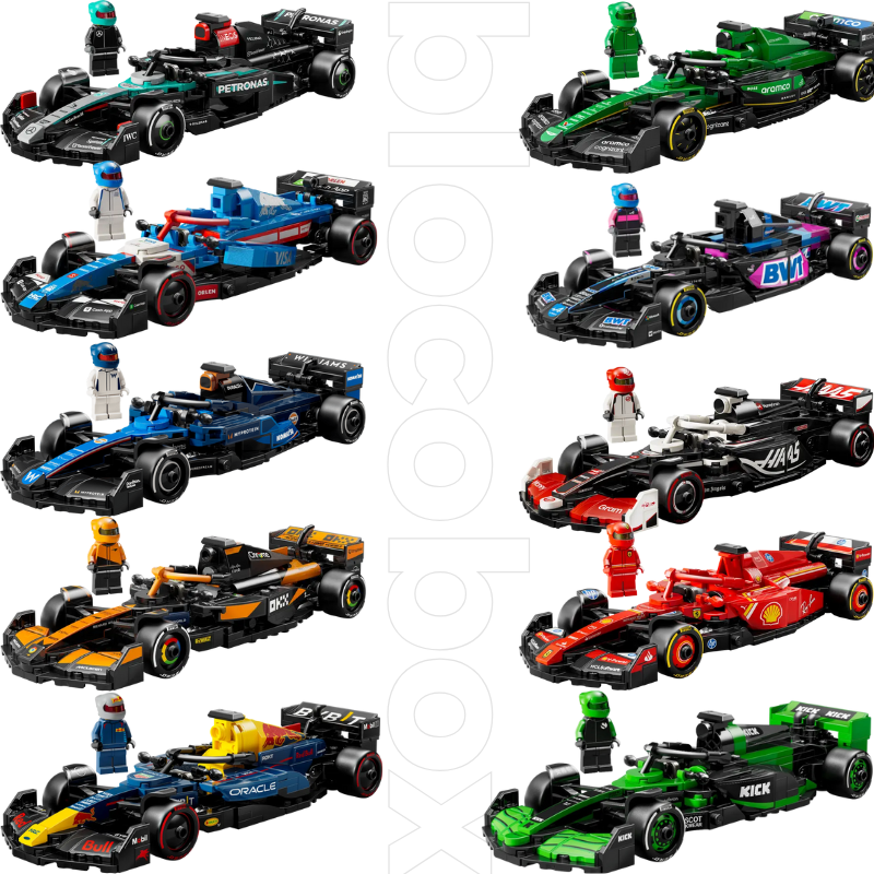 Fórmula 1 Grid Champions 10 em 1 | 2601PCS