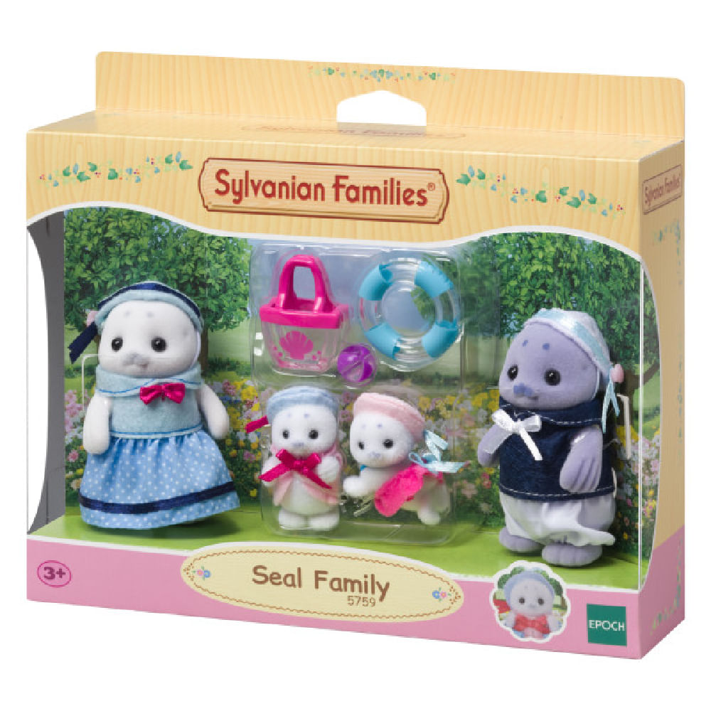 Sylvanian Families - Família De Focas - Epoch