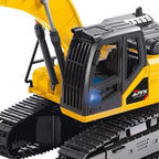 Trator Retroescavadeira Construção Controle Remoto 6 Funções Multikids BR2312